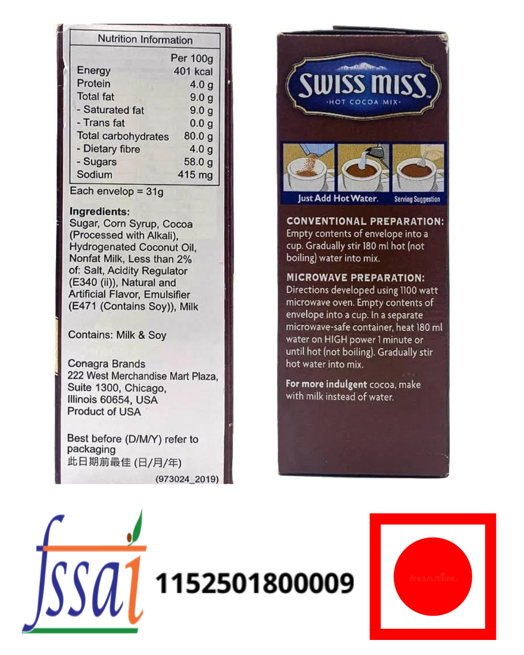 Swiss Miss Hot Chocolate Mocha 248gm - Nosh Products
