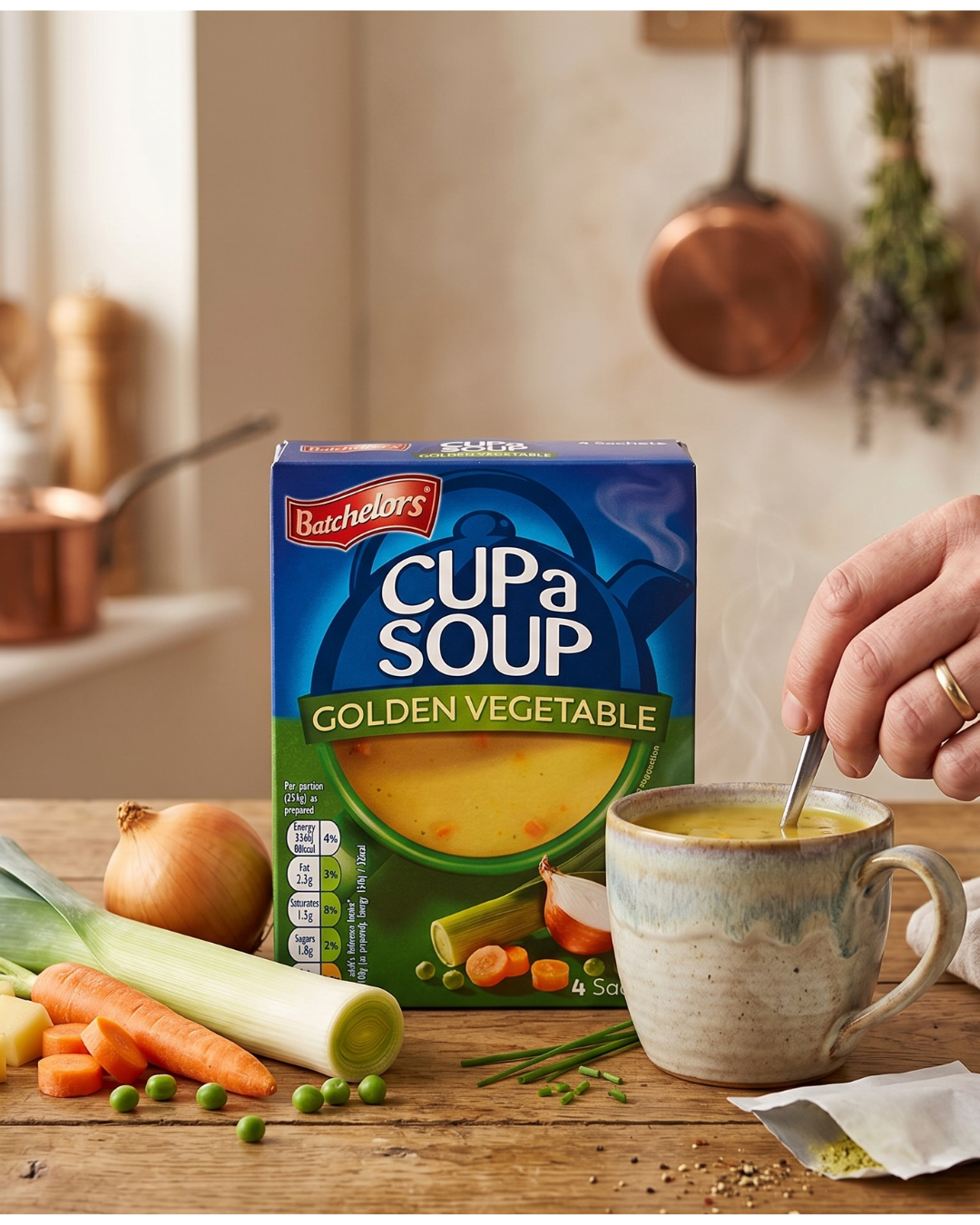 Batchelor's Cup-A-Soup Golden Vegetable (4 Cups) - Nosh Products