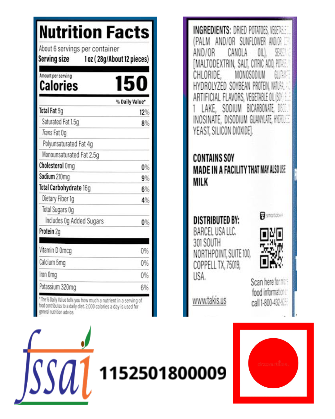 Takis Crisps Blue Heat 155gm - Nosh Products