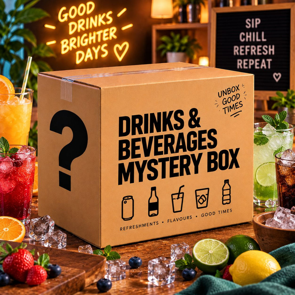 Drinks And Beverages Mystery Box