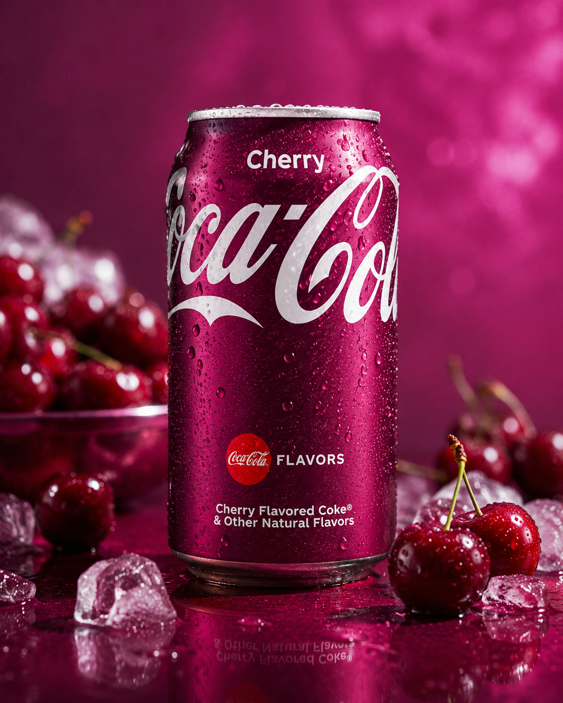 Coke Cherry 330ml Imported From UK - Nosh Products