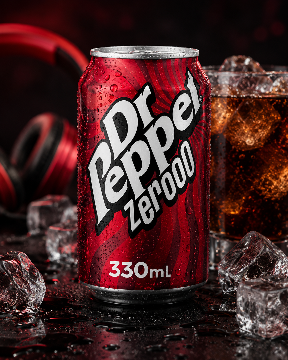 Dr Pepper Zero Soda 330ml Imported From UK - Nosh Products