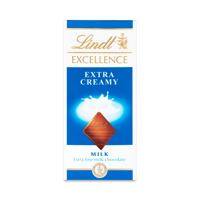 Lindt Excellence Extra Creamy Milk Chocolate 100gm