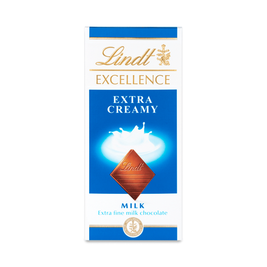 Lindt Excellence Extra Creamy Milk Chocolate 100gm