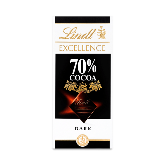 Lindt Excellence 70% Dark Chocolate 100gm