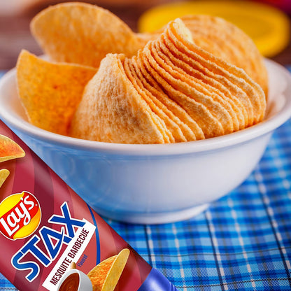 Lays Stax Mesquite Barbeque Chips 155gm - Nosh Products