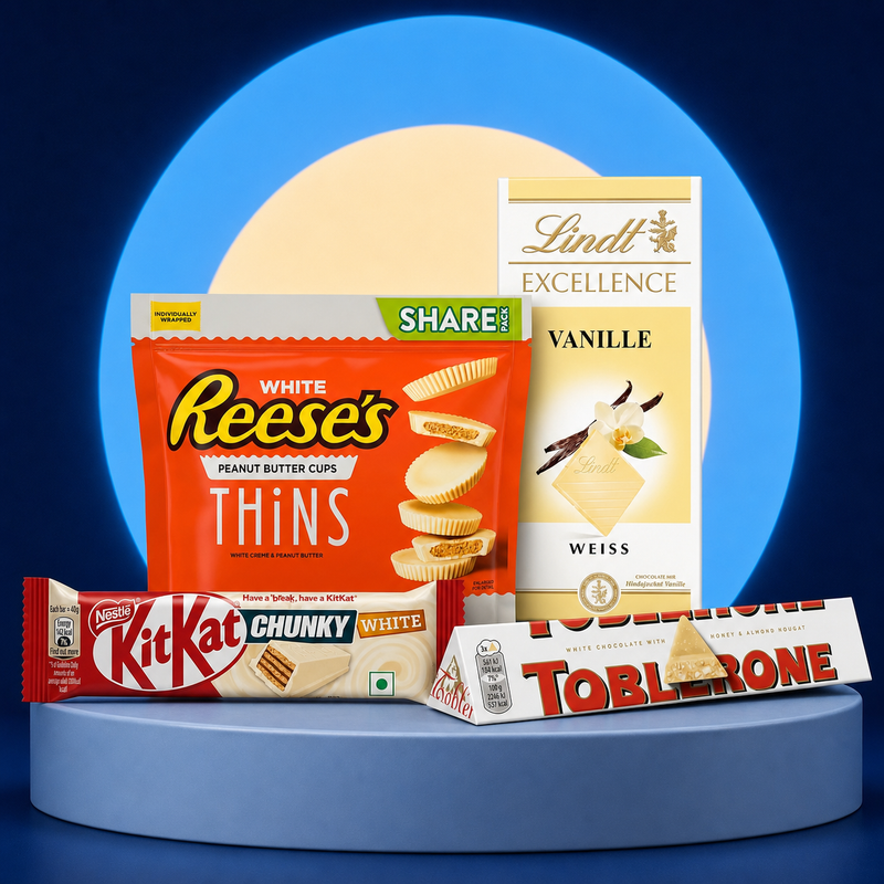 White chocolate selection at Nosh Gourmet Foods