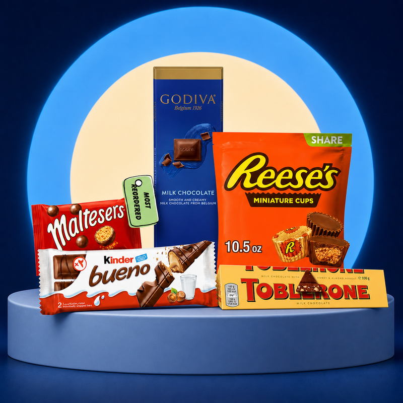 Milk chocolate selection at Nosh Gourmet Foods