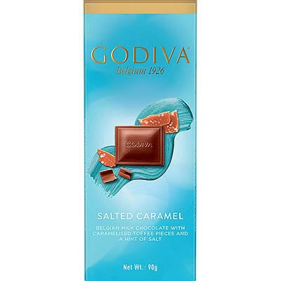 Godiva Salted Caramel Chocolate 90gm