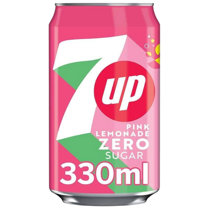 7 Up Pink Lemonade Zero Sugar 330ml
