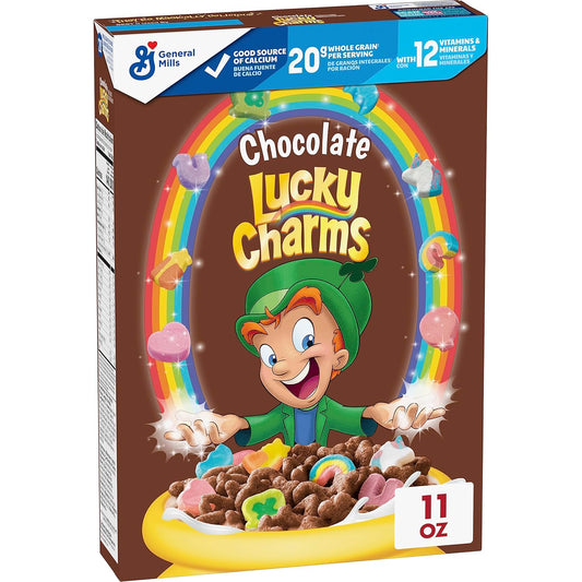 General Mills Chocolate Lucky Charms Cereal 340gm