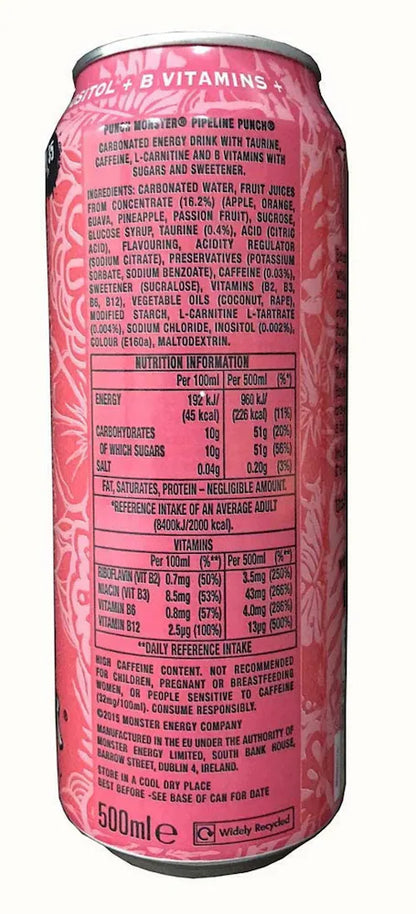 Monster Energy Drink Pipeline Punch 500ml