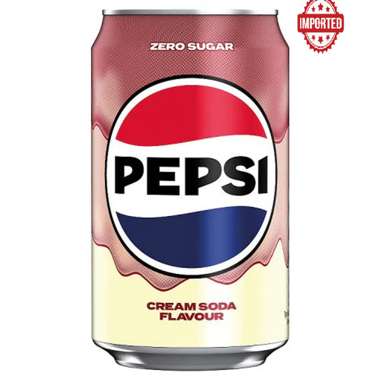 Pepsi Cream Soda Zero Sugar 330ml - Nosh Products