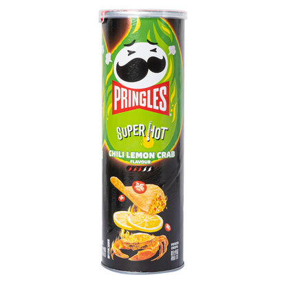 Pringles Super Hot Chilli Lemon Crab Chips 110gm