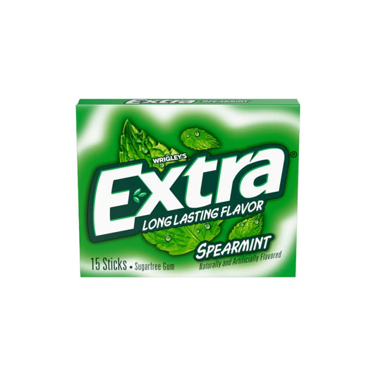 Extra Gum Spearmint Chewing Gum Imported From USA