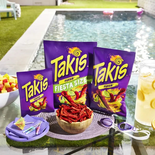 Takis Fuego Hot Chilli Pepper And Lime 92gm - Nosh Products