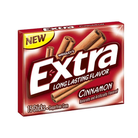 Extra Gum Cinnamon Chewing Imported From USA