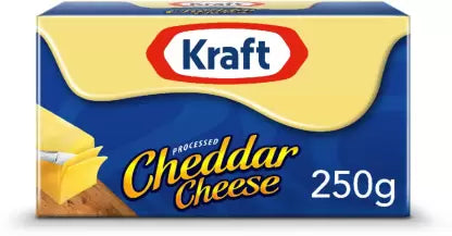 KRAFT CHEDDAR CHEESE BLOCK (250GM)