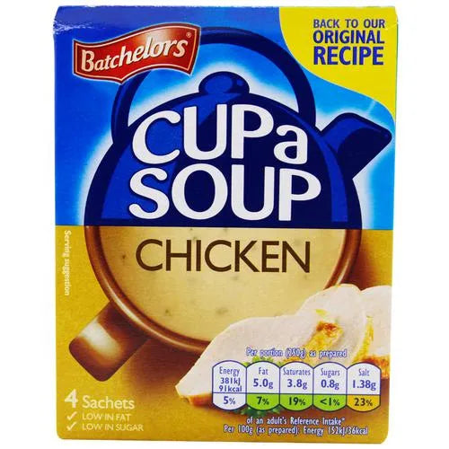 BACHELORS CUP-A-SOUP CHICKEN FLAVOUR (4 CUPS-81GM)