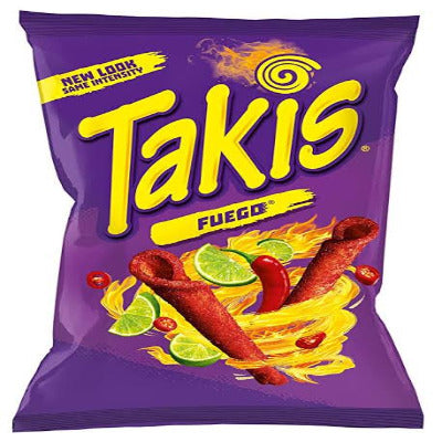 TAKIS FUEGO HOT CHILLI PAPER AND LIME (113GM) - Nosh Products