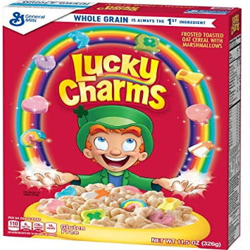 GENERAL MILLS LUCKY CHARMS CEREAL (326GM) - Nosh Products