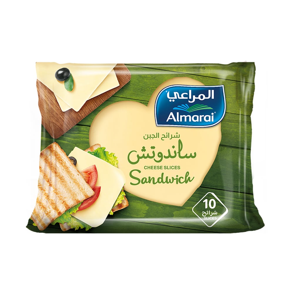 ALMARAI CHEESE SLICES SANDWICH (10 SLICES)