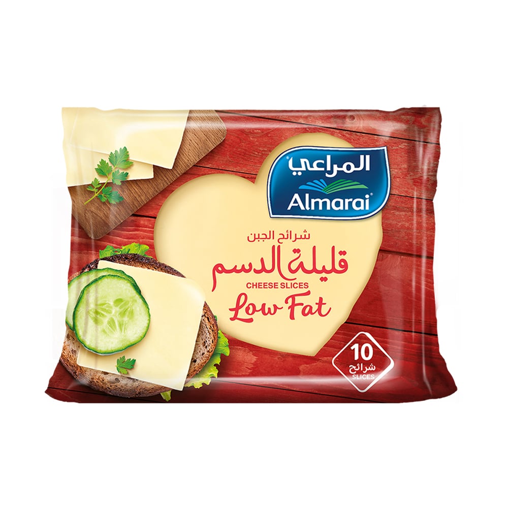 ALMARAI CHEESE SLICES LOW FAT (10 SLICES)