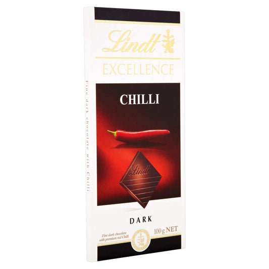 LINDT EXCELLENCE CHILLI DARK (100GM) - Nosh Products