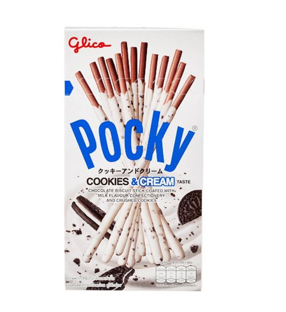 POCKY COOKIES AND CREAM 37GM