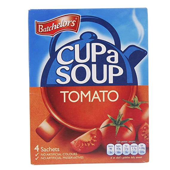 BACHELOR CUP-A-SOUP TOMATO (4 CUPS-81GM)