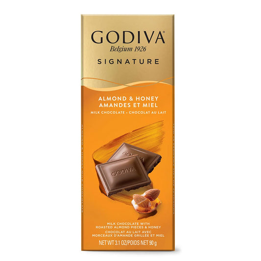 GODIVA SIGNATURE CHOCOLATES HONEY AND ROASTED ALMOND (90GM)