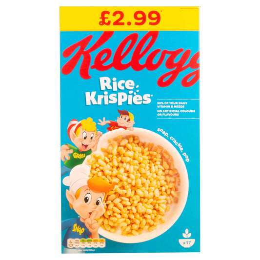 KELLOGG'S RICE KRISPY CEREAL (340GM)