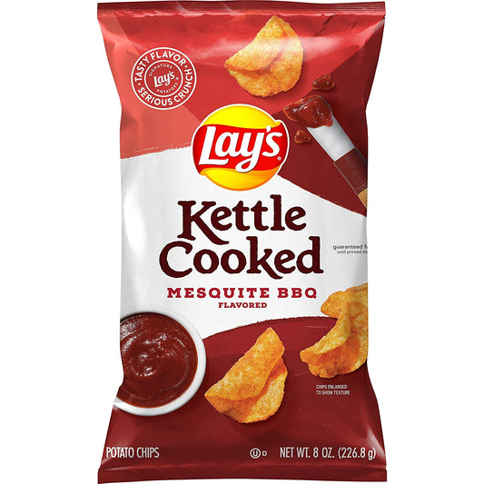 LAYS KETTLE COOKED MEQUITE BARBEQUE (226GM)