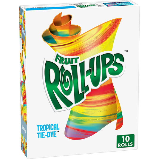 FRUIT ROLL UPS TROPICAL TIE DYE (10 PC)