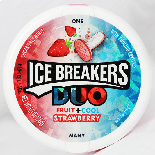 ICEBREAKERS MINTS DUO FRUIT + COOL STRAWBERRY (36GM) - Nosh Products