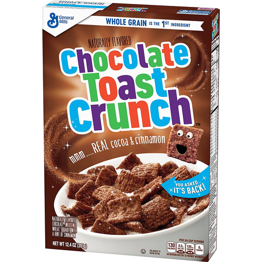 GENERAL MILLS CHOCOLATE TOAST CRUNCH CEREAL (351GM) - Nosh Products