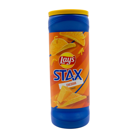 LAYS STAX CHEDDAR CHIPS (155.9GM) - Nosh Products