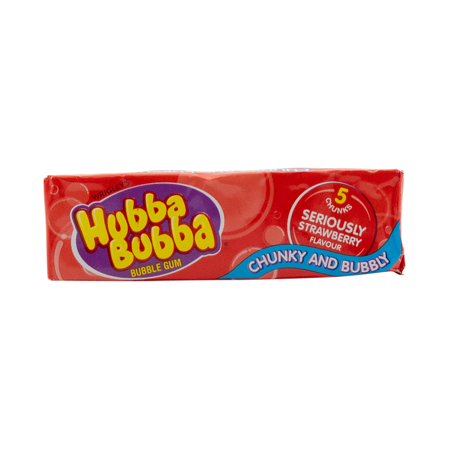 HUBBA BUBBA BUBBLE GUM SERIOUSLY STRAWBERRY 5 (PC-35GM) - Nosh Products