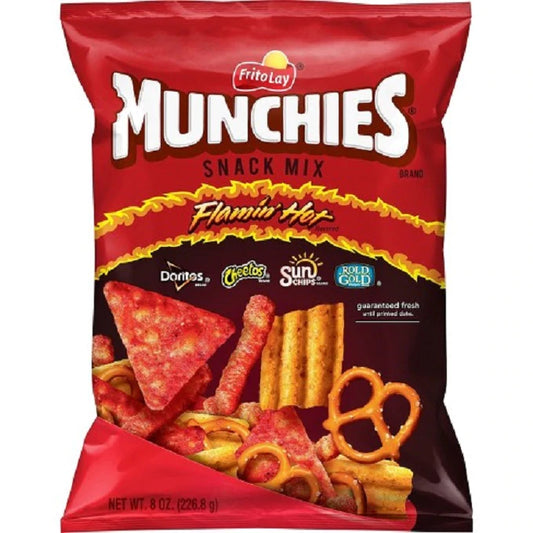 FRITOLAY MUNCHIES FLAMING HOT (262GM) - Nosh Products