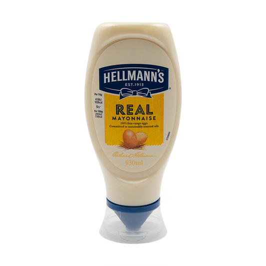 HELLMANN'S REAL MAYONNAISE-(430ML) - Nosh Products