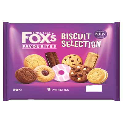 FOX COOKIES BISCUIT SELECTION (350GM)