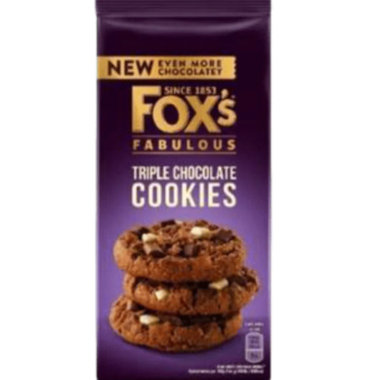 FOX COOKIES TRIPLE CHOCOLATE (180GM)