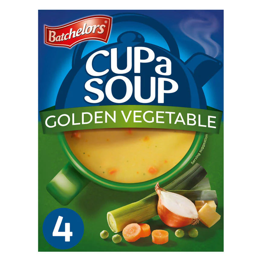 BACHELOR CUP-A-SOUP GOLDEN VEGETABLE (4 CUPS-81GM)