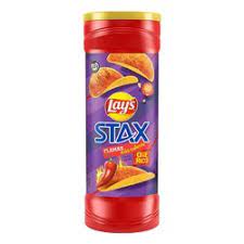 LAYS STAX XTRA FLAMIN HOT CHIPS (155.9GM) - Nosh Products