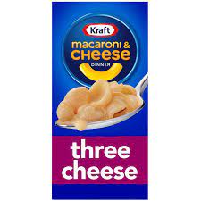 KRAFT MACARONI AND CHEESE THREE CHEESE (206GM) - Nosh Products