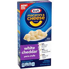 KRAFT MACARONI AND CHEESE WHITE CHEDDAR (206GM) - Nosh Products