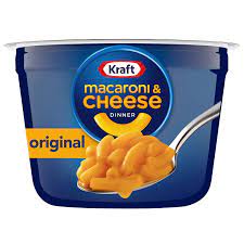 KRAFT MACARONI AND CHEESE MICROWAVABLE CUPS ORIGINAL (58GM) - Nosh Products