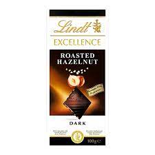 LINDT EXCELLENCE ROSTED HAZELNUT DARK (100GM) - Nosh Products