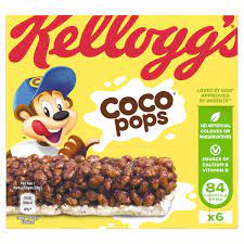 KELLOGG'S COCO POPS BARS (PACK OF 6 BARS) - Nosh Products